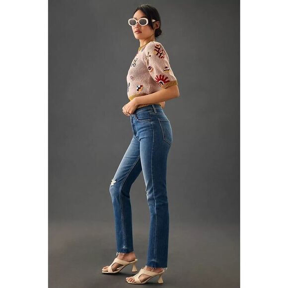 Mother Denim Tomcat Ankle Fray, Globe Trotter 26” - Picture 4 of 11